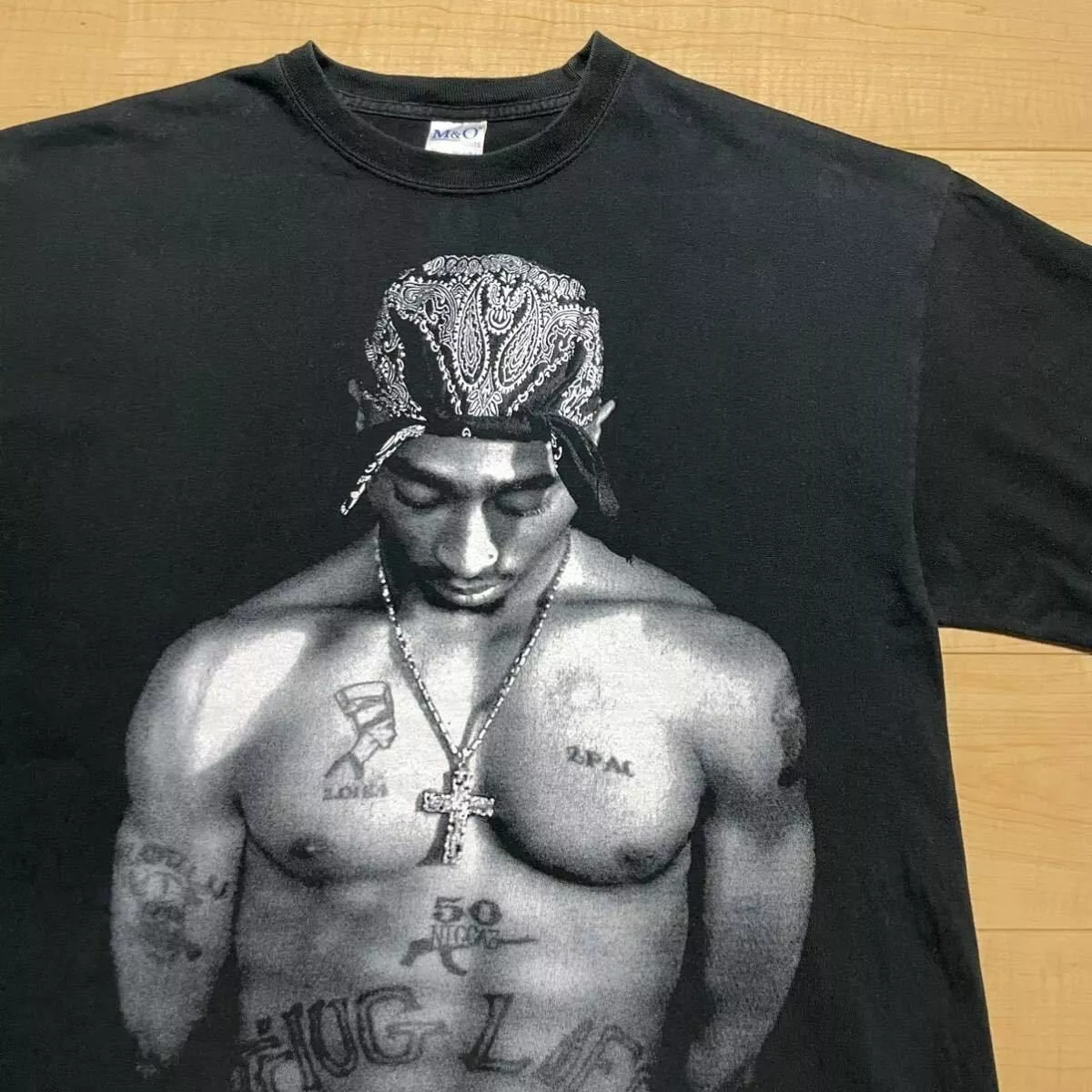 XL 00's Vintage T-shirt M&O 2pack Tupac rap tee