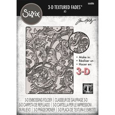 Sizzix 3-D Texture Fades Embossing Folder Entangled Large A5 by Tim Holtz