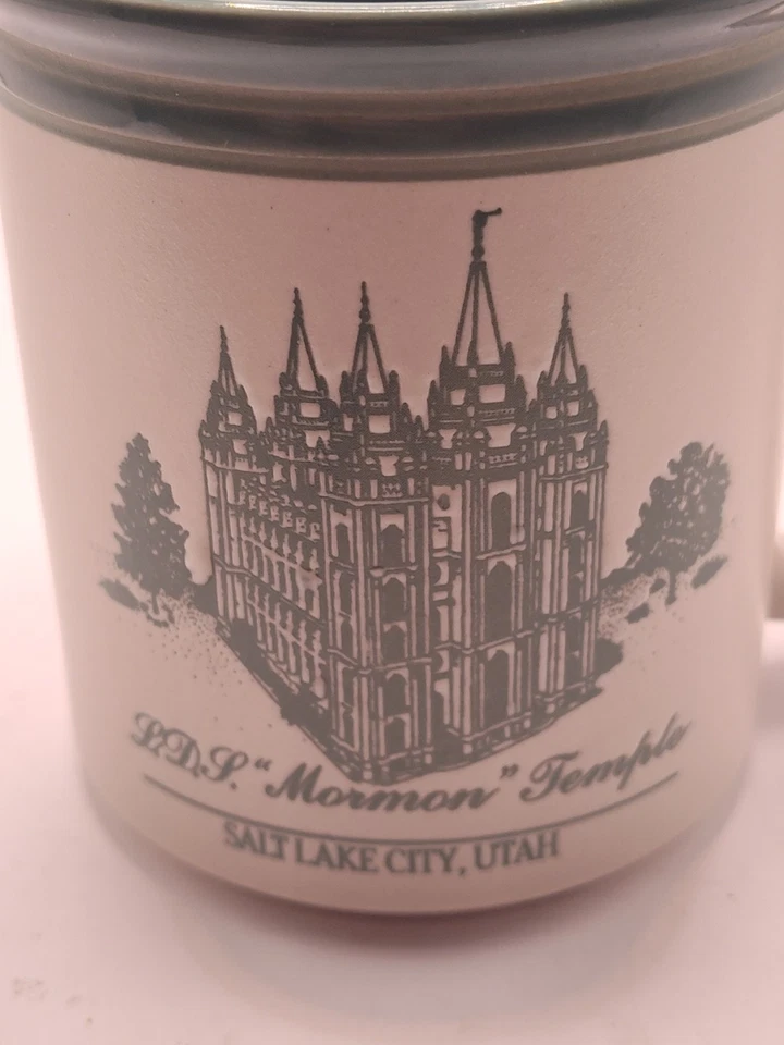 LDS Mormon Temple Солт-Лейк-Сити Юта США Чайная Кофейная Кружка Как новое состояние товара  - Изображение 2 из 3
