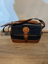 Dooney & Bourke Purse Crossbody All Weather Leather Hand Bag Made In USA