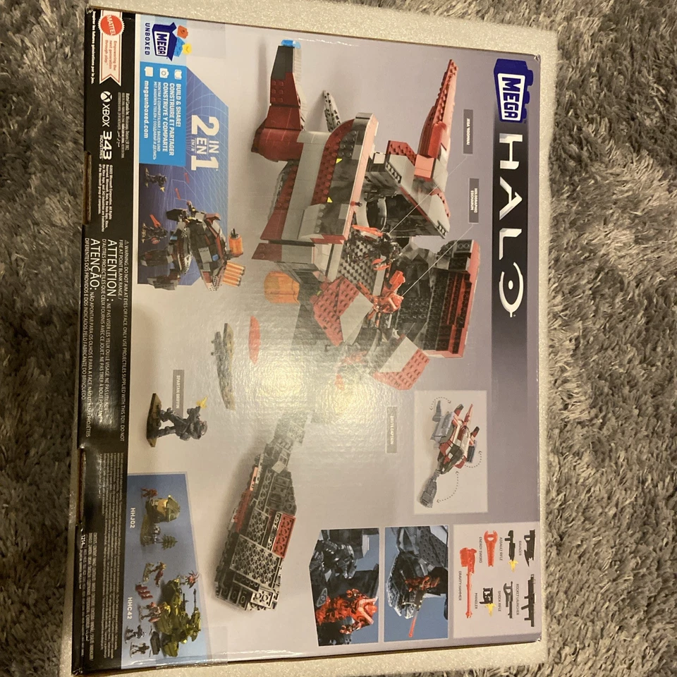 Halo Mega HHC43 Banished Phantom Building Set Brand New Sealed - Image 2 of 4