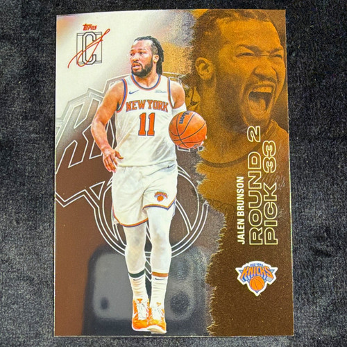 Topps 2025-26 Signature Class Chrome Insert Jalen Brunson Knicks #58