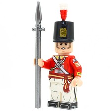 United Bricks Sergeant Obadiah Hakeswill Custom Minifigure - Napoleonic Wars
