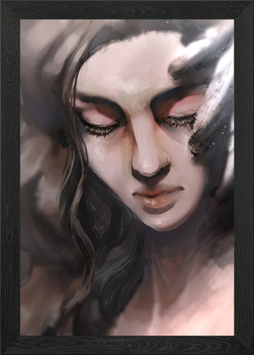 Glory - Angel Painting Framed Wall Art Poster Canvas Print Picture