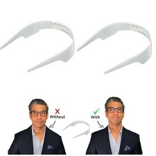 Mens Adjustable Collar Support Invisible Shir...