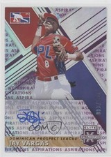2019 Panini Elite Extra Edition Aspirations Purple /100 Jay Vargas #195 Auto 2p7