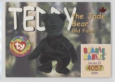 1999 Ty Beanie Babies Series 2 Chase Maple Leaf Teddy the Jade Bear #237 2d8