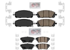 Front + Rear Disc Brake Pads Fits Infiniti QX...