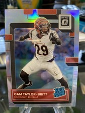 Cam Taylor-Britt 2022 Panini Optic Football Silver Prizm Rated Rookie #271