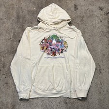 Disney Hoodie 100 Years Of Music And Wonder White Embroidered Size Large 2023