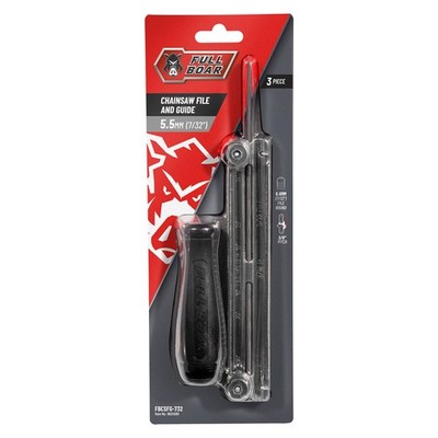 Full Boar 5.5mm (7/32'') Chainsaw File and Guide FBCSFG-732