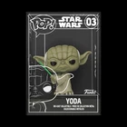 Funko Pop! STARWARS Exclusive Die-Cast Yoda w/ Lightsaber #03 Common NEW IN BOX