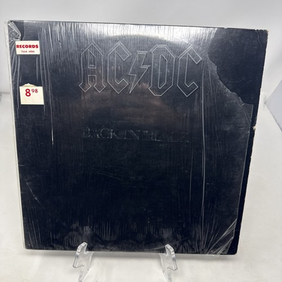 #ad AC DC Back In Black Atlantic Rock Stereo 12quot; Vinyl LP SD 16018 Tested $15.99