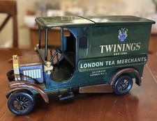 Twinings Tea Bag Caddy Wooden Toy Truck with Moving Wheels