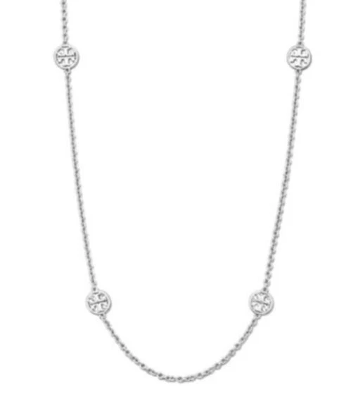 ¡¡NUEVO!!  Collar estacionario Tory Burch Silver Miller Foto 2 de 4