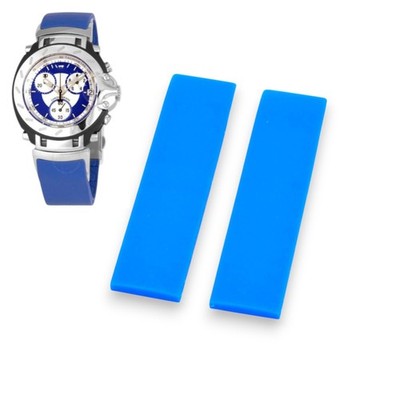 20mm Blue Rubber Strap For Tissot T-race T0114171704100