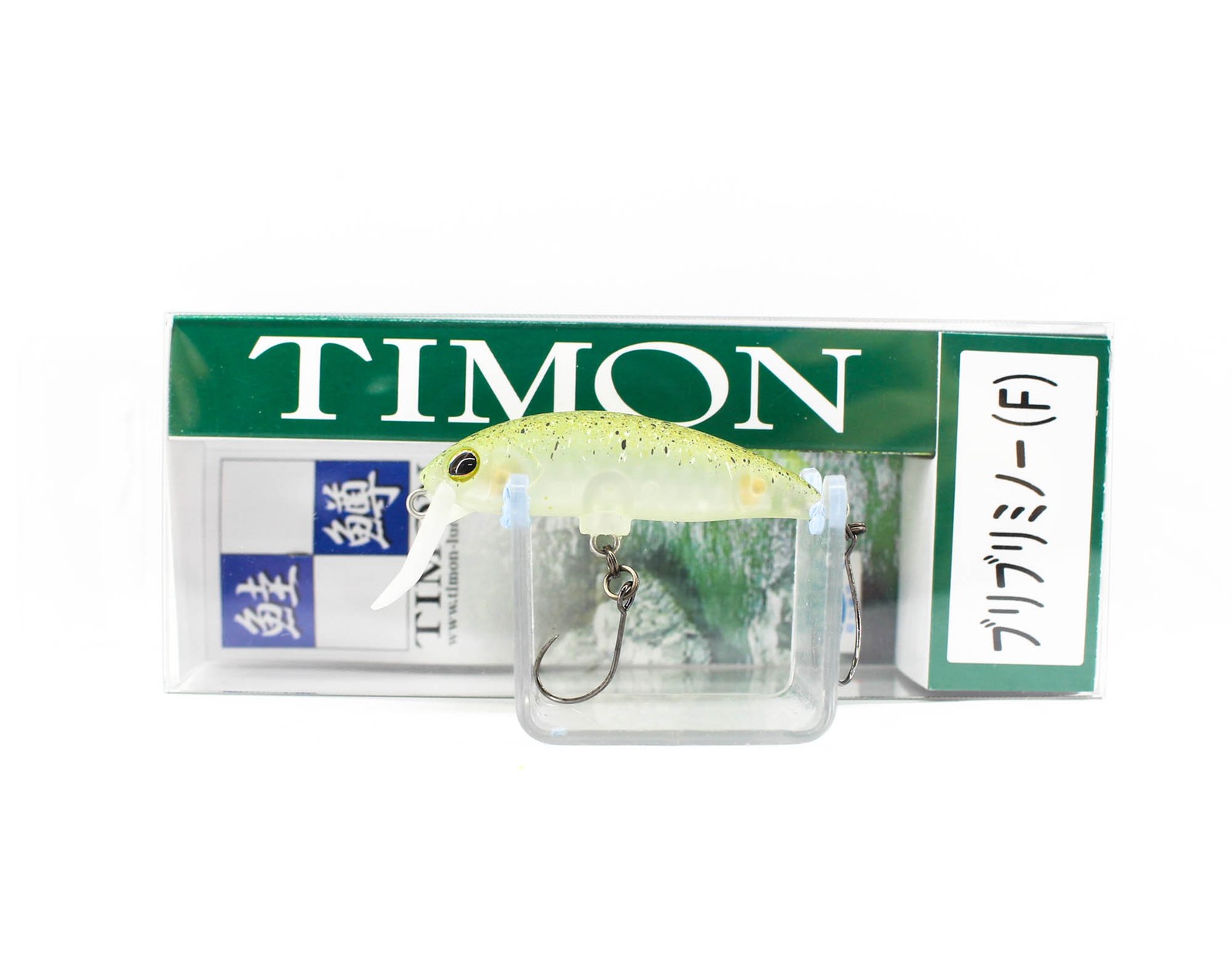 Jackall Timon Buri Buri Minnow F 40 mm Floating Lure Shobo Glow (6586)