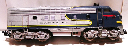 Märklin H0 3060 4060 F7 Santa Fe in blau OVP TOP Zustand *Rarität* - Bild 7 von 12