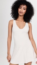 Reformation Active Bella Ecomove Active Dress in White size Large