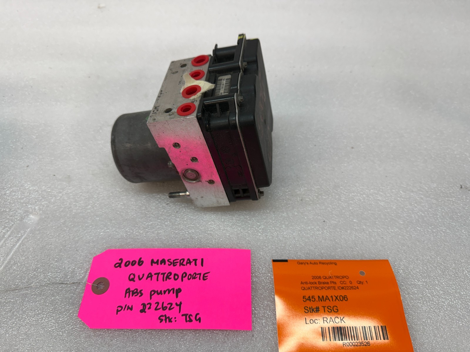 06 MASERATI QUATTROPORTE M139 OEM ABS BRAKE PUMP MODULE ASSEMBLY 222624