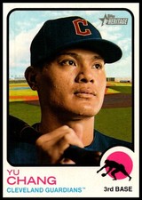 2022 Yu Chang Topps BASEBALL #400 Cleveland Guardians