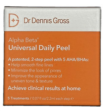 Dr. Dennis Gross Alpha Beta Universal Daily Peel 5 Treatments .07oz NIB