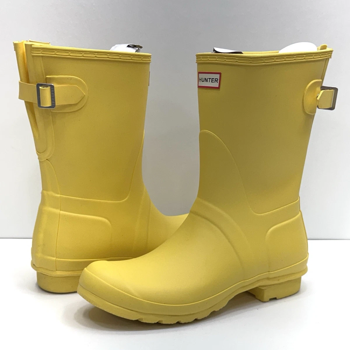 梅雨入りSALE美品！HUNTER ゴアブーツ Hunter Yellow Rain Boots for Women for sale | eBay