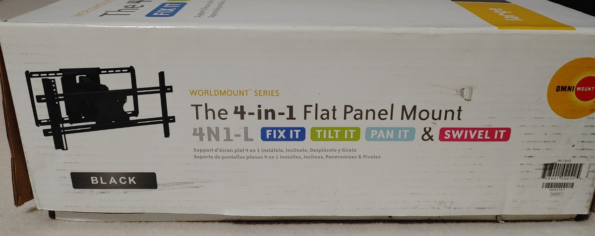 OmniMount Worldmount 4N1 Large Flat Panel Mount New In Box | eBay