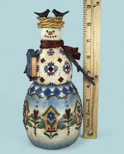 2003 Jim Shore Heartwood Creek “Winter’s Haven” Snowman figurine 112248 - Picture 12 of 13