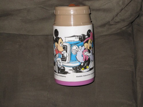 Walt Disney Mickey Minnie Mouse Aladdin Thermoskanne! ANSEHEN! - Bild 2 von 3