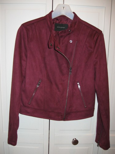 $139 Banana Republic Vegan Suede Motto Jacket Size S - Picture 6 of 7
