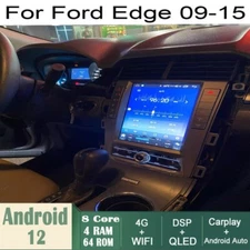 Car Android Gps Navigation Wifi 10.4" For Ford Edge 09-15 Radio Carpaly Audio
