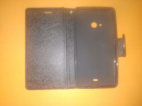 Microsoft Lumia 540 Schwarz Hülle Handytasche Neu - Bild 2 von 3