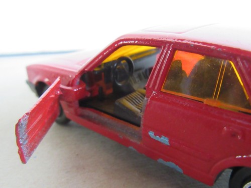 B966 Coche Jet Vintage Norev 889 Francia Peugeot 505 STI Repaintado Rojo 1:43 - Imagen 7 de 9