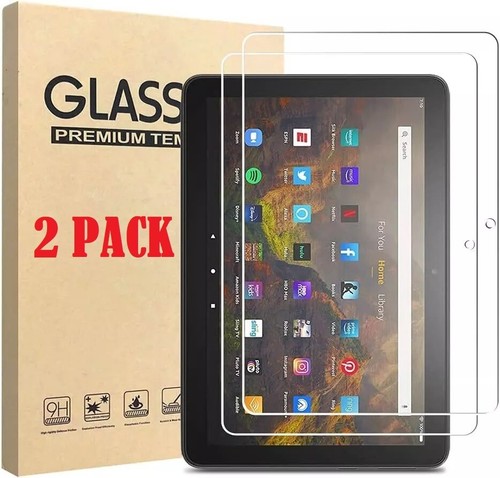 2 TEMPERED GLASS Screen Protector for Amazon Fire HD 8 PLUS Max 11 (23) 13th Gen - 第 1/8 張圖片