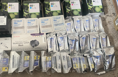 Joblot Bundle of Genuine Brand Printer Inks x 100 (INC VAT) 14.5KG BOX - Foto 2 di 3