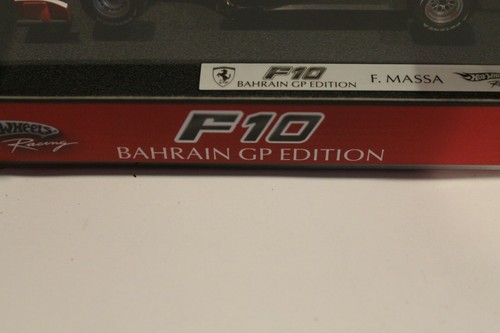 HOTWHEELS F10 F. MASSA BAHRAIN GP EDITION 1/43 DIECAST N.I.B. T6290 - Picture 2 of 8
