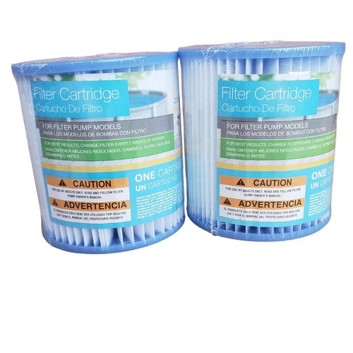 Intex 29007E Typ H Easy Set Filterkartusche Ersatz Schwimmbäder 2er Pack  - Bild 1 von 4