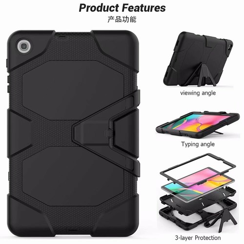 Samsung Galaxy Tab A 8.4 2020 SM-T307 Heavy Duty Shockproof Survivor Case Cover - Picture 6 of 17