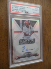 2021 Prizm Draft Picks Elly De La Cruz Signing Sessions PSA/DNA Certified