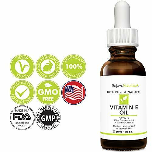 Aceite de vitamina E 100 % puro y natural, 42.900 UI. Piel seca reparadora, dañada, 01 fl oz - Imagen 4 de 5