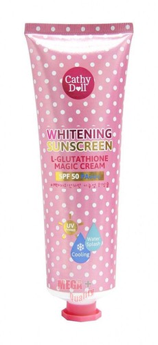 Cathy Doll L-Glutathione Magic Cream Whitening Sunscreen SPF50+ PA+++ 60ml - Afbeelding 1 van 3