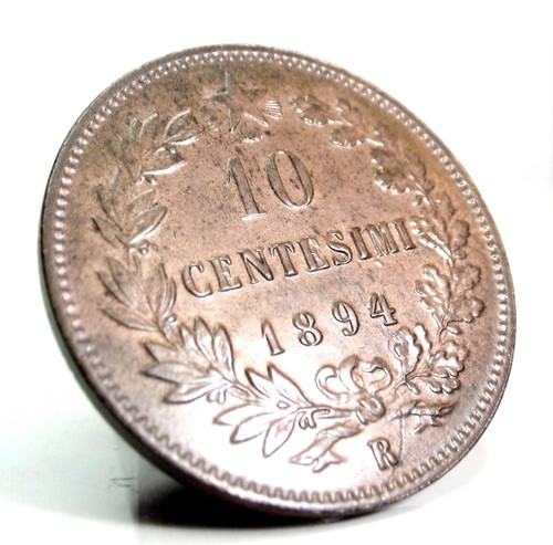 Savoia-Regno d'Italia (Umberto I) 10 C. 1894-ROMA - Imagen 6 de 7