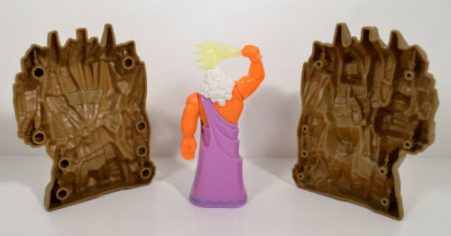 1997 Zeus & Rock Titan 4" McDonald's Movie Action Figure Set #2 Disney Hercules - Imagen 3 de 7