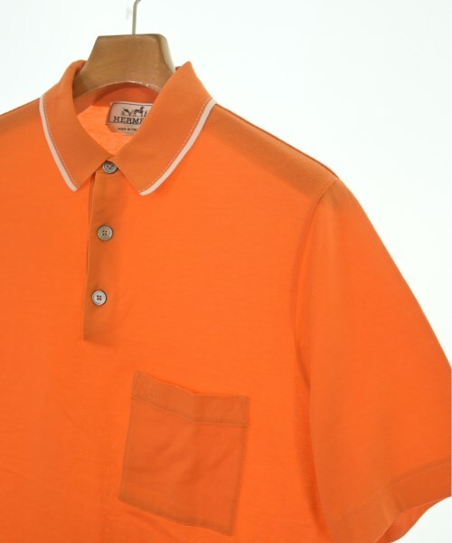 HERMES エルメス ポロシャツ オレンジ POLO BRODE H HERMES エルメス ポロシャツ オレンジ POLO BRODE H HERMES