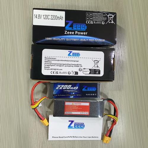 2x Zeee 4S 2200mAh 14.8V Lipo Akku Batterie XT60 120C Für RC Auto Flugzeug Tank - Bild 7 von 7