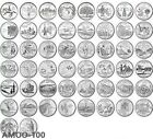 Complete 1999-2008 Us State Quarters Uncirculated Set of 50 Coins Mixed P&D B.U.
