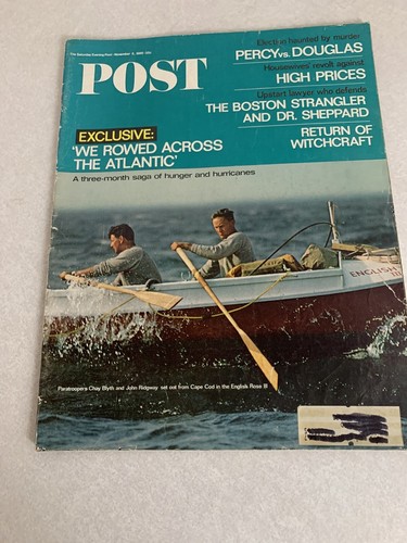 Publicidad de publicidad de publicación de sábado por la noche de revista de colección 5 de noviembre de 1966  - Imagen 1 de 12