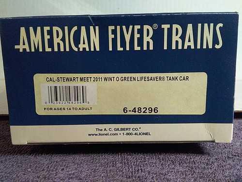 AMERICAN FLYER Cal-Stewart 7 Car Lifesavers Tank Car Set - Picture 14 of 21