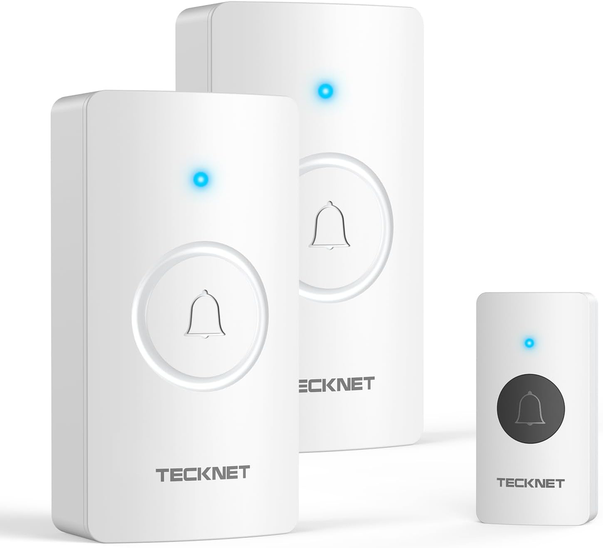 Tecknet Electronic Door Bells Receiver Wireless Door Ring TECKNET